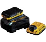 Stanley FatMax paquet de démarrage: chargeur 2A + 2 x batterie 18V 2.0AH lithium-ion