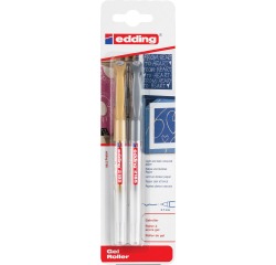 EN_ROLLER GEL 2185 OR/ARGENT BLS