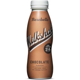 Barebells milkshake chocolade, 33 cl, pak van 8