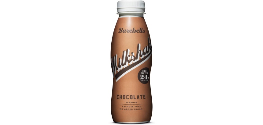 Barebells chocolate milkshake, 33 cl, pack of 8