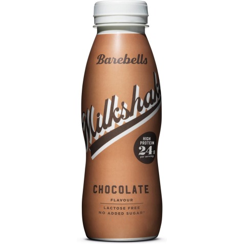 Barebells milkshake chocolat, 33 cl, paquet de 8