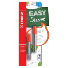 STABILO EASYergo potloodstift, 1,4 mm, HB, blister van 2 kokers van 6 stuks