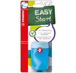 STABILO EASYsharpener 3in1 Anspitzer, für Linkshänder, Petrol