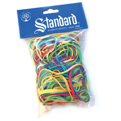 Standard élastiques 5 dimensions populaires, couleurs assorties, sachet de 100 pièces