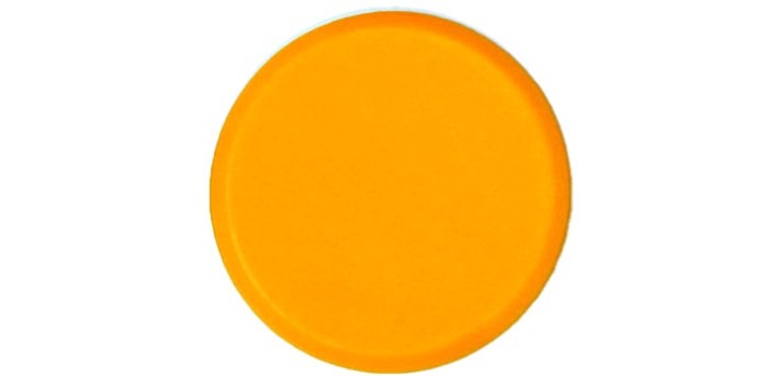Bouhon Magnete, 10 mm, gelb, Packung mit 10 Stück