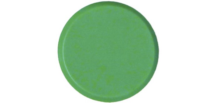 Bouhon aimants, 30 mm, vert, paquet de 10 pièces