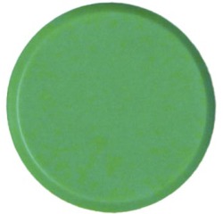 Bouhon aimants, 20 mm, vert, paquet de 10 pièces