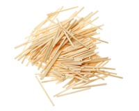Bouhon bâton en bois allumette, sachet de 1000 pièces