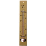Bouhon thermomètre 25 x 4 cm, bois