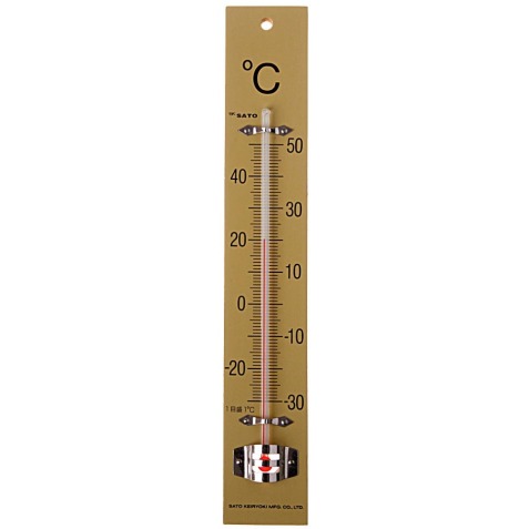 Bouhon thermometer 25 x 4 cm, hout