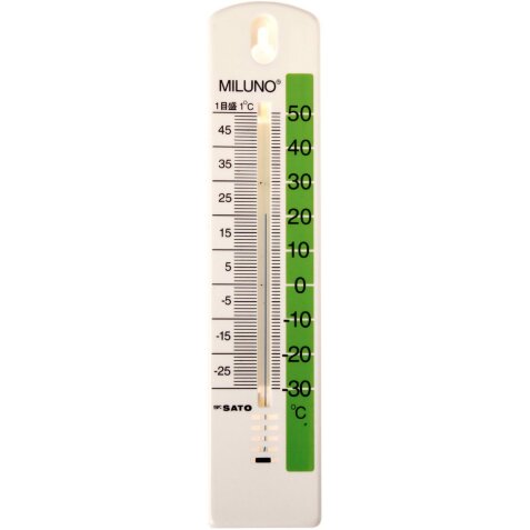 Bouhon thermomètre exterieur 20 cm, blanc