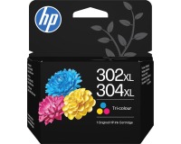 HP 302XL/304XL Original-Dreifarbige-Tintenpatrone