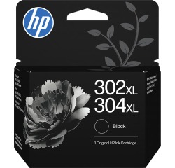 HP inktcartridge 302/304 XL, 300 pagina's, OEM B7RT9AE, zwart