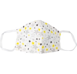 Masque lavable, motif stars, taille: enfants, paquet de 5 pièces