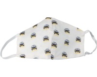 Masque lavable, motif cars, taille: enfants, paquet de 5 pièces