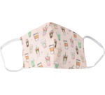 Masque lavable, motif party  time, taille: enfants, paquet de 5 pièces