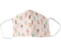 Masque lavable, motif party  time, taille: enfants, paquet de 5 pièces