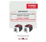 Badgy extension de garantie pour imprimantes Badgy, 1 an