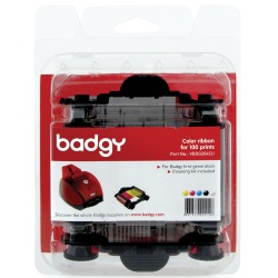 Badgy - YMCKO - print ribbon cassette