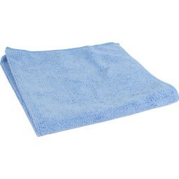 Chiffon en microfibre, ft 40 x 40 cm, bleu, paquet de 10 pièces