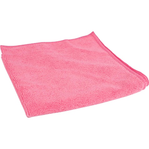 Chiffon en microfibre, ft 40 x 40 cm, rose, paquet de 10 pièces