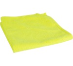 Microfiber cloth, 40 x 40 cm, yellow, pack of 10 pieces