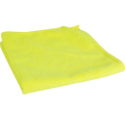Chiffon en microfibre, ft 40 x 40 cm, jaune, paquet de 10 pièces