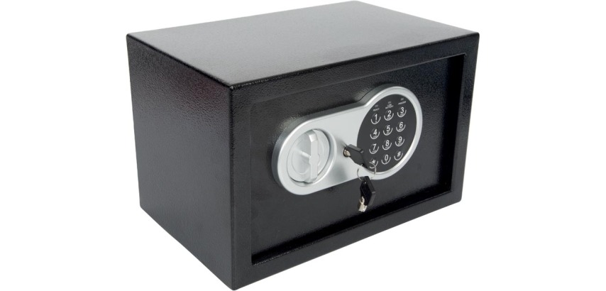 Toolland elektronischer Safe, Öffnen und Schließen mit 3-8-stelligem Code