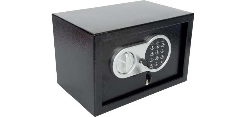 Toolland coffre-fort élektronique, ouverture et fermeture avec code de 3-8 ciffres