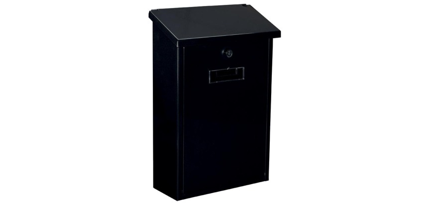 Perel Rio black mailbox