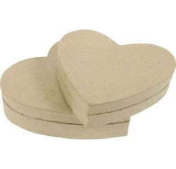 Décopatch boîte, papier-maché, XS, c