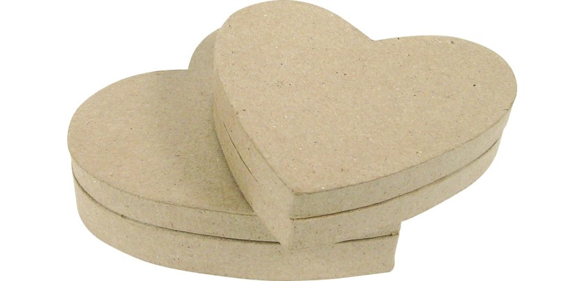 Décopatch Schachtel, Pappmaché, XS, c