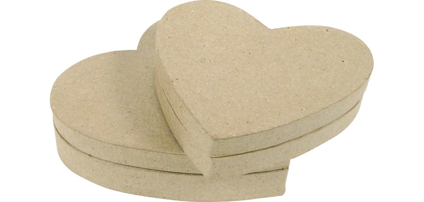 Décopatch boîte, papier-maché, XS, c