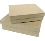 Décopatch boîte, papier-maché, XS, rectangulaire