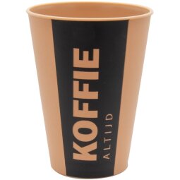 Conpax gobelet réutilisable Altijd Koffie, en PP, 180 ml, paquet de 20 pièces