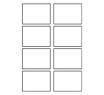 AVERY Quick&Clean matte business cards, 200 cards, 260 g/m²