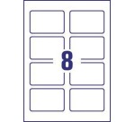 AVERY Quick and Clean business cards, glossy, 200 cards, 250 g m²