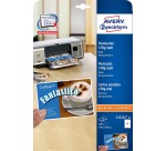 Avery briefkaart, 170 g/m², 4 per blad, 100 stuks