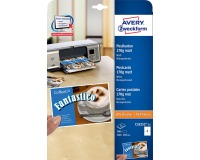 Avery cartes postales, 170 g/m², 4 par feuille, 100 pièces