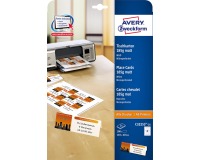 Avery Cartes de nom imprimables, boîte de 100 pièces (ft 110 x 40 mm)