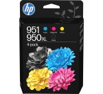 HP inktcartridge 950 XL en 951, 700 - 2.300 pagina's, OEM C3WK1AE, 1 x zwart XL en 1 x 3 kleuren