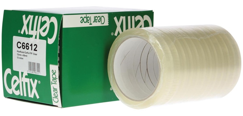 Celfix ruban adhésif, PP, ft 12 mm x 66 m