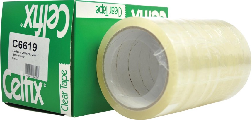 Celfix Klebeband, PP, ft 19 mm x 66 m
