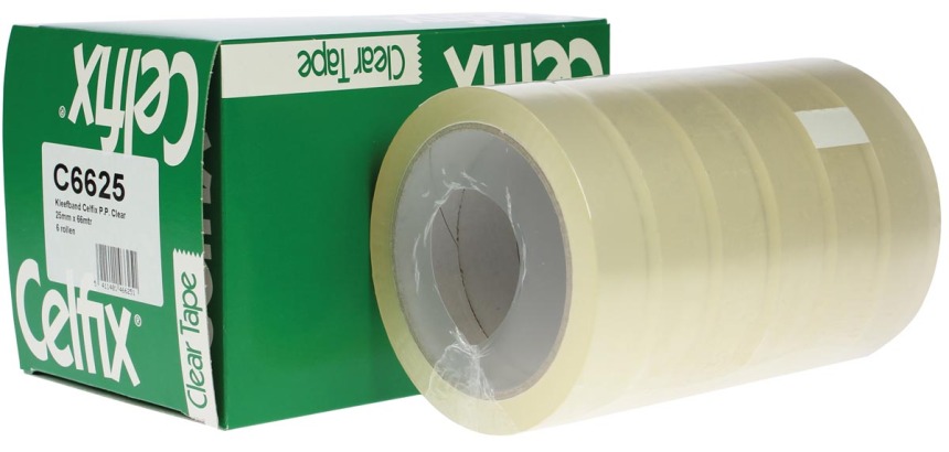 Celfix ruban adhésif, PP, ft 25 mm x 66 m