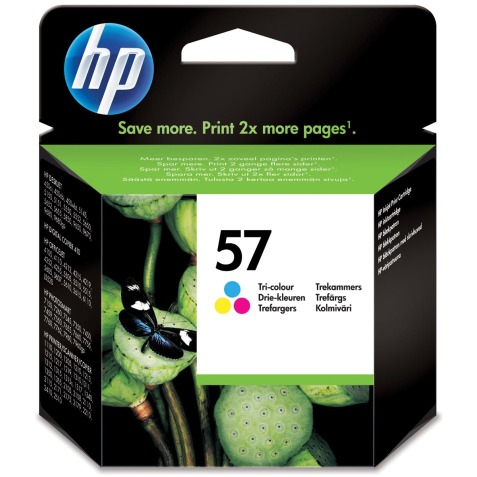 HP cartouche d'encre 57, 500 pages, OEM C6657AE, 3 couleurs