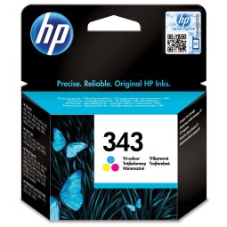 HP 343 cartouche d'encre trois couleurs authentiques