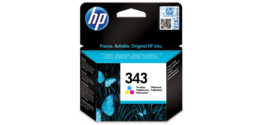 HP 343 cartouche d'encre trois couleurs authentiques