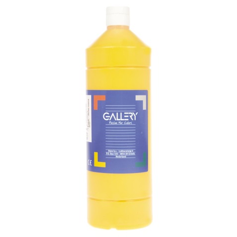 Gallery gouache, flacon de 1.000 ml, jaune foncé