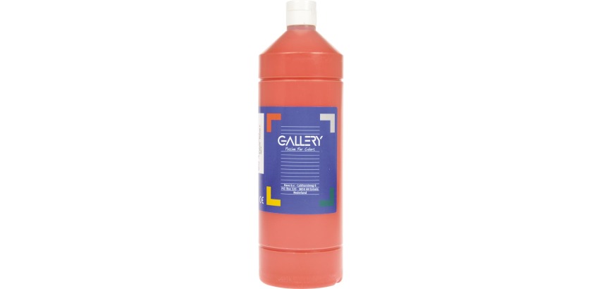 Gallery gouache, 1000 ml bottle, dark red