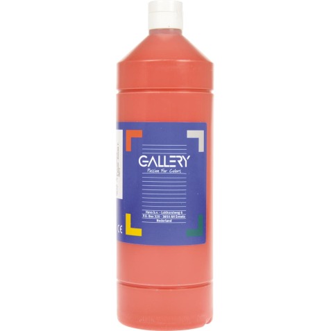 Gallery gouache, flacon de 1.000 ml, rouge foncé